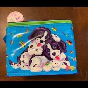 Vintage Lisa Frank Lunch Box Spaniel Dogs 1990’s